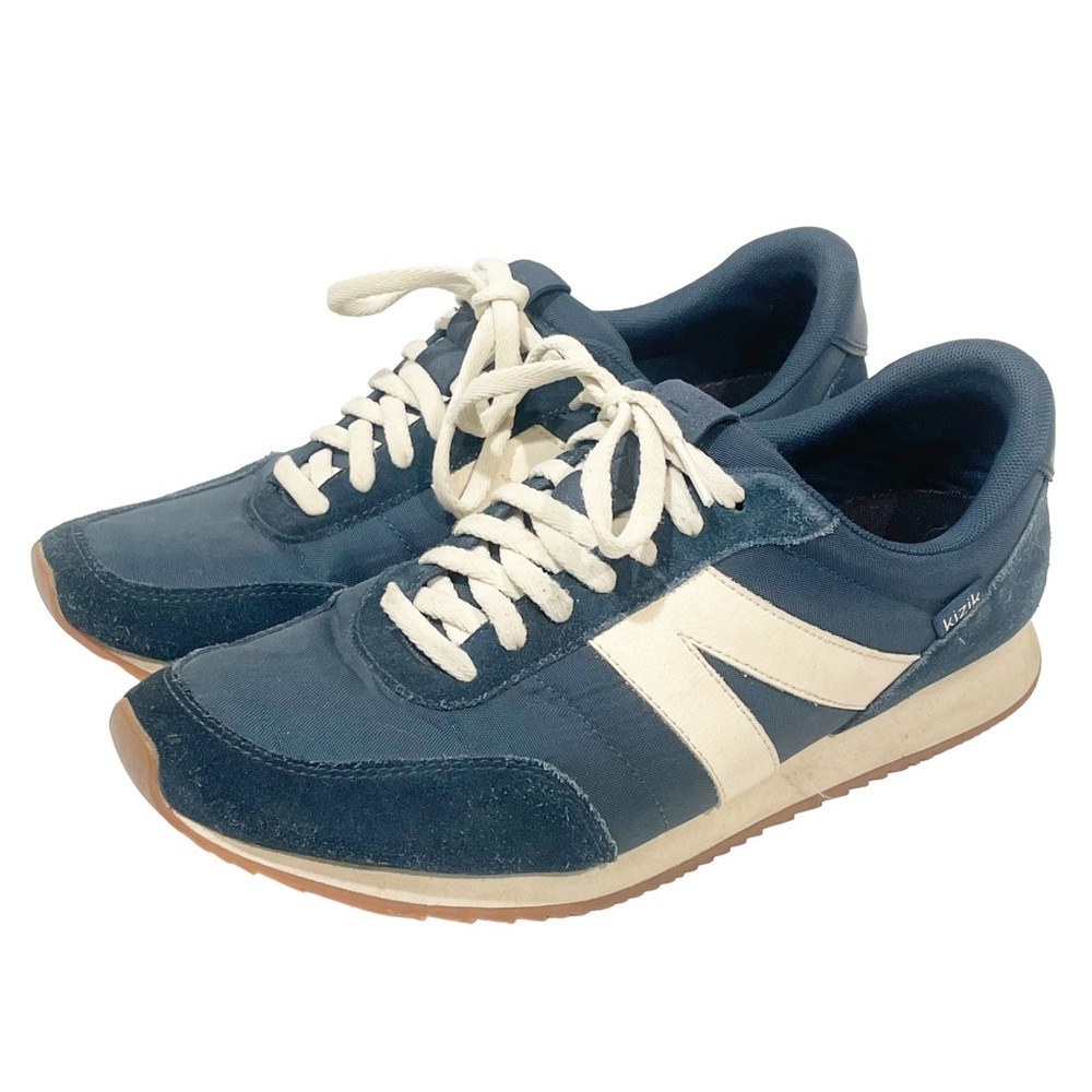 Kizik Mens‎ Size 10 Blue Milan Tidepool Low Top Sneaker Athletic